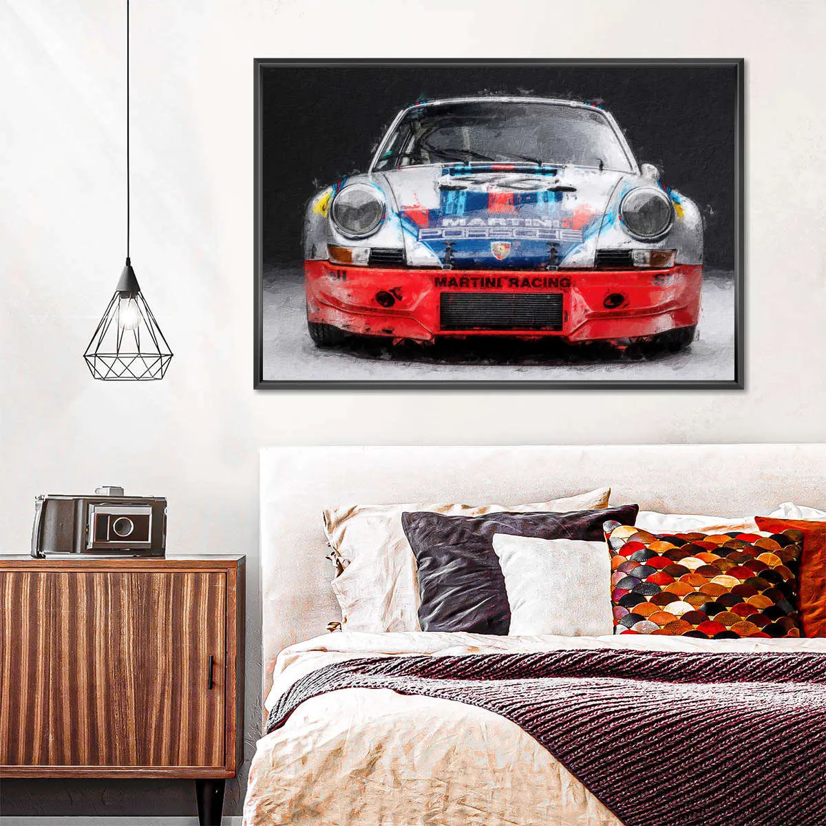 911 Porsche Martini Vintage Race Car I Wall Art