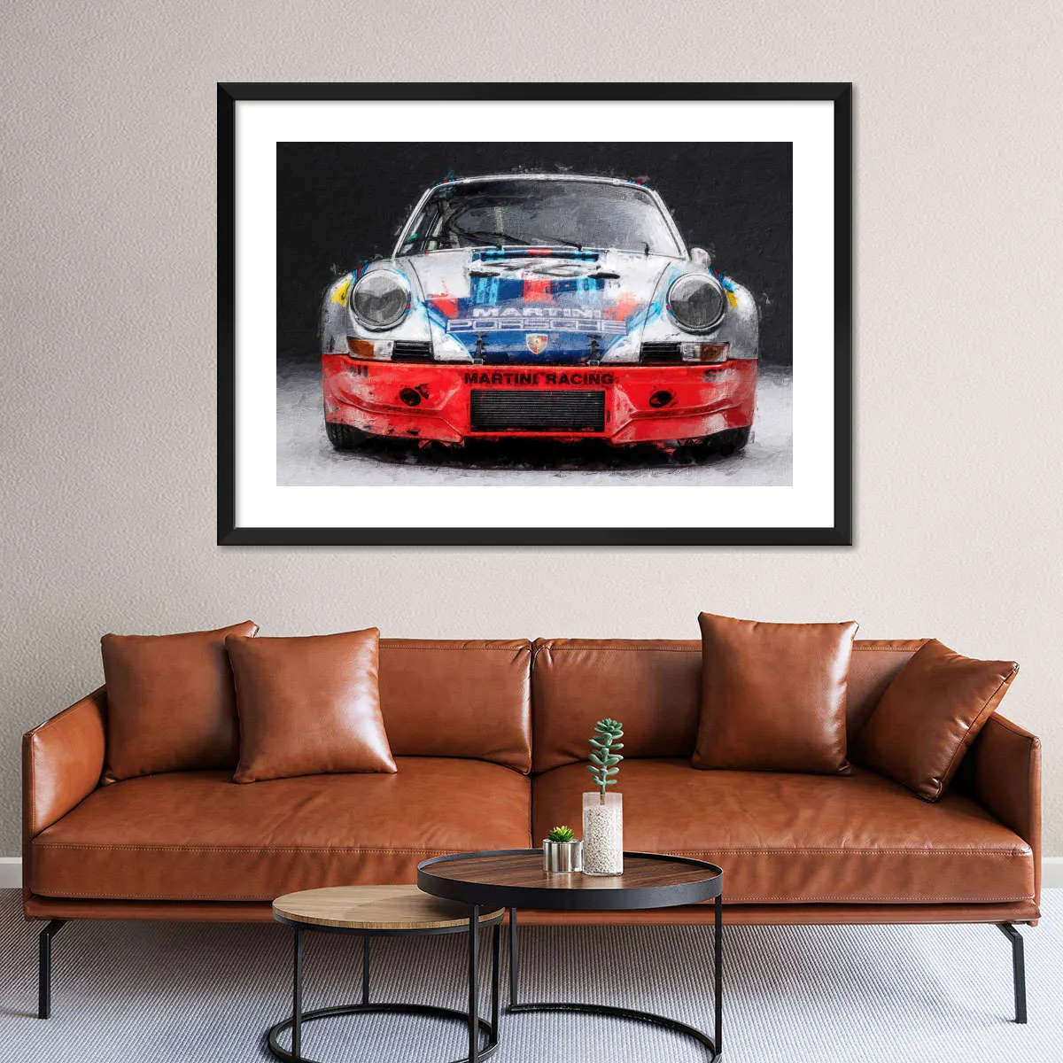 911 Porsche Martini Vintage Race Car I Wall Art