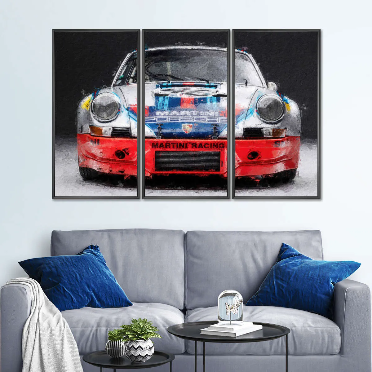 911 Porsche Martini Vintage Race Car I Wall Art