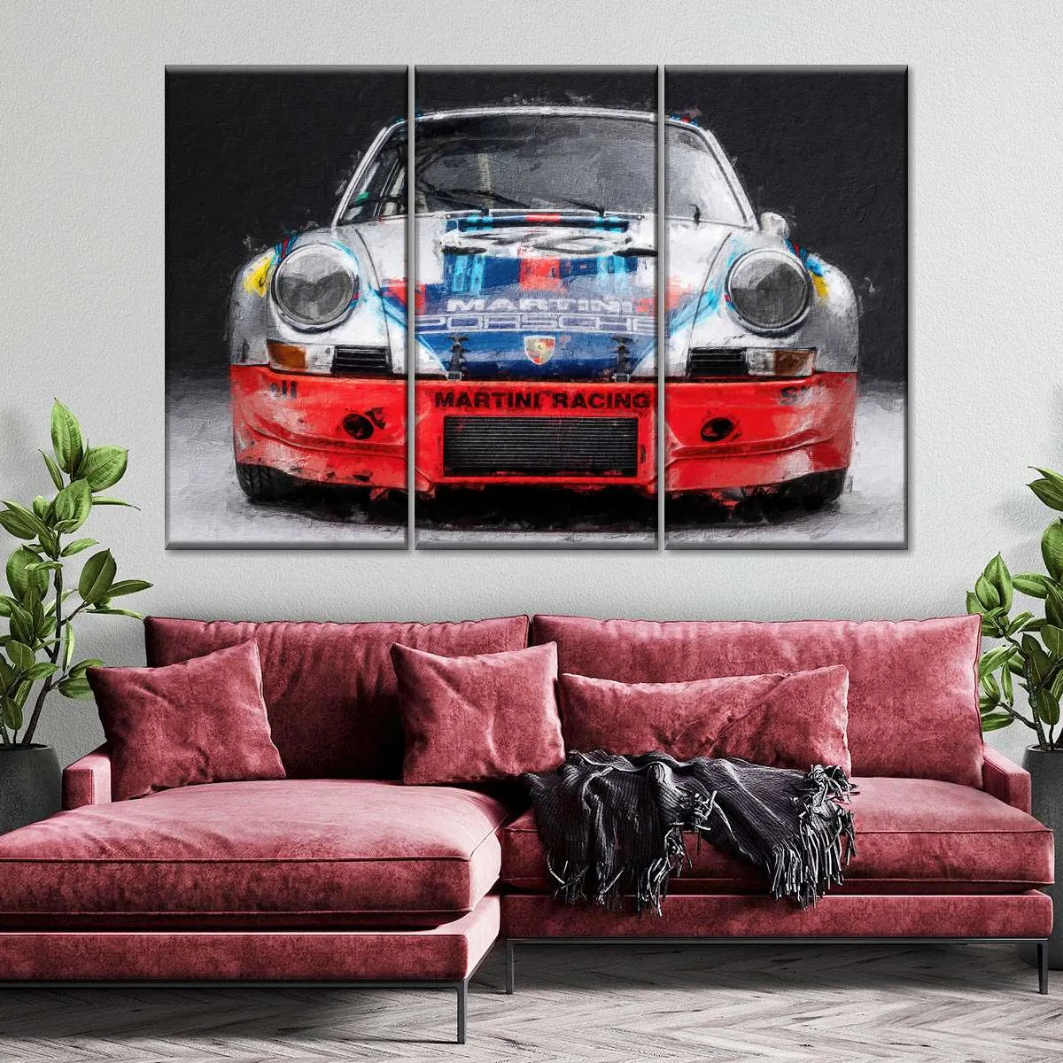 911 Porsche Martini Vintage Race Car I Wall Art