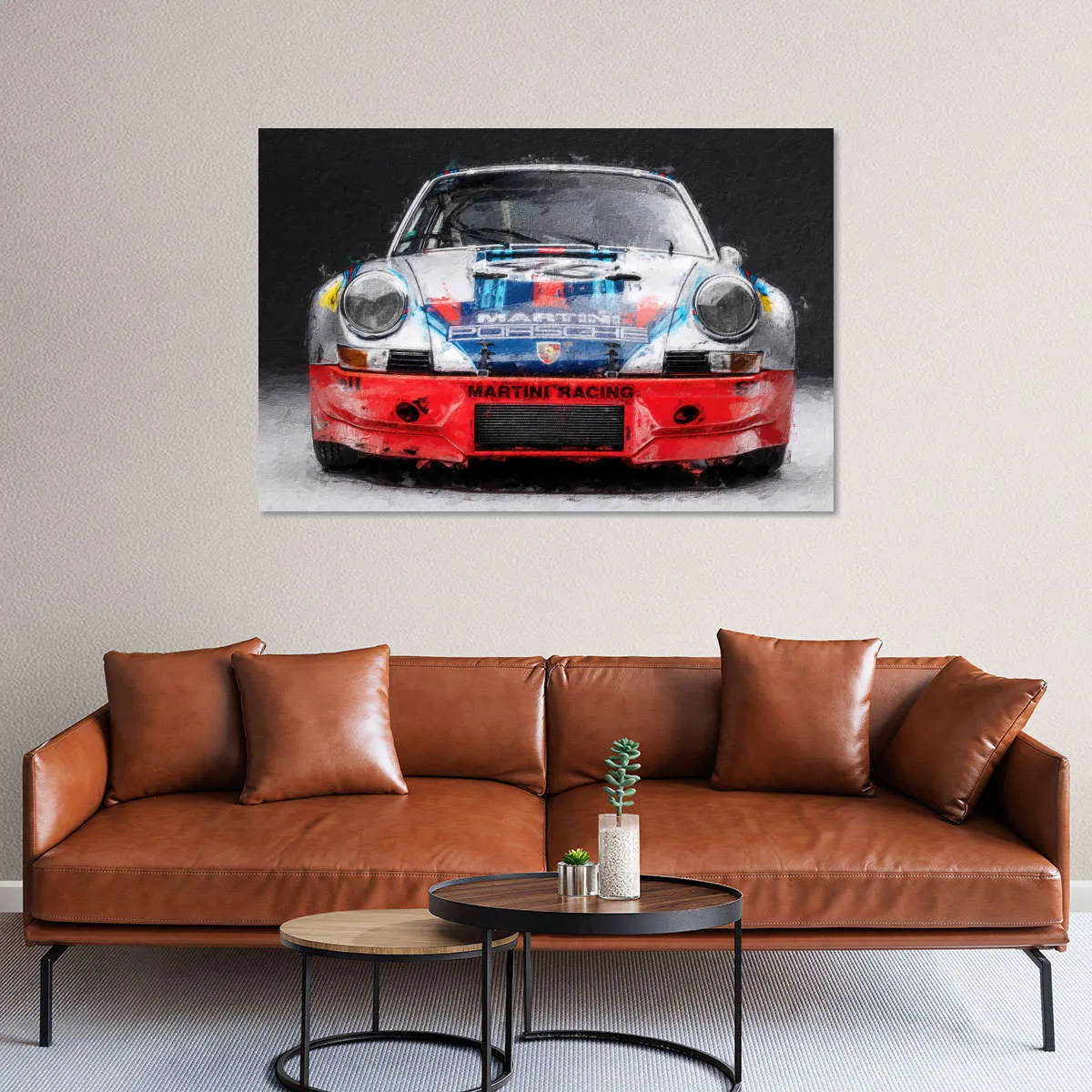 911 Porsche Martini Vintage Race Car I Wall Art