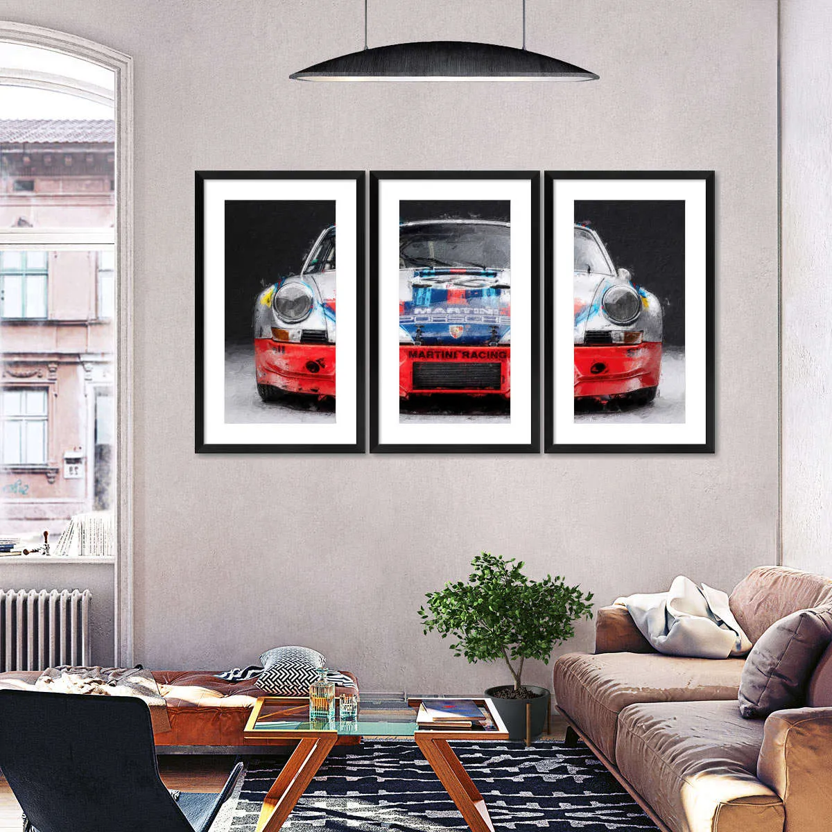 911 Porsche Martini Vintage Race Car I Wall Art