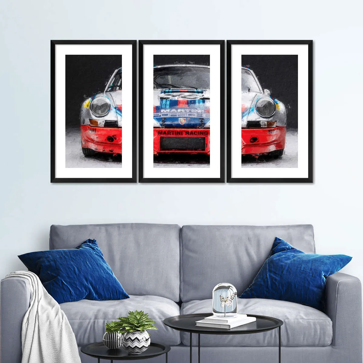 911 Porsche Martini Vintage Race Car I Wall Art