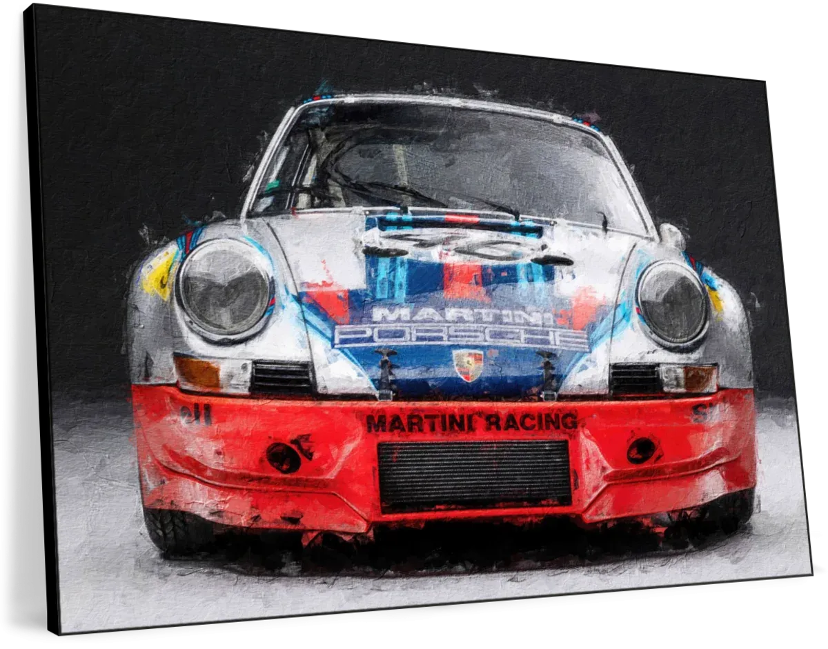 911 Porsche Martini Vintage Race Car I Wall Art