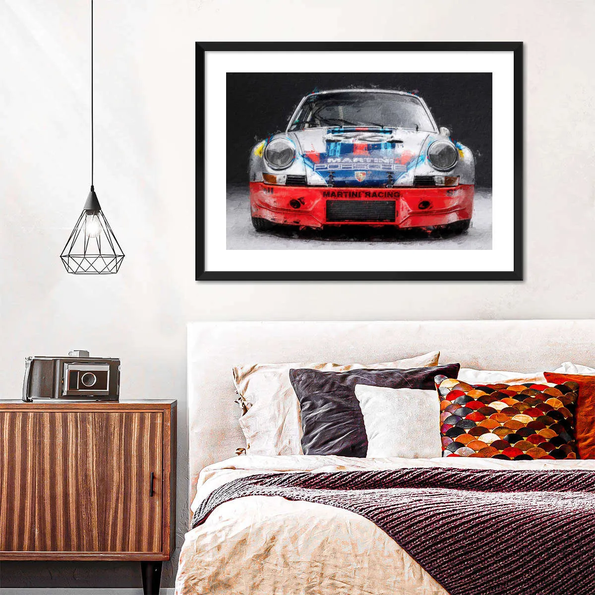 911 Porsche Martini Vintage Race Car I Wall Art