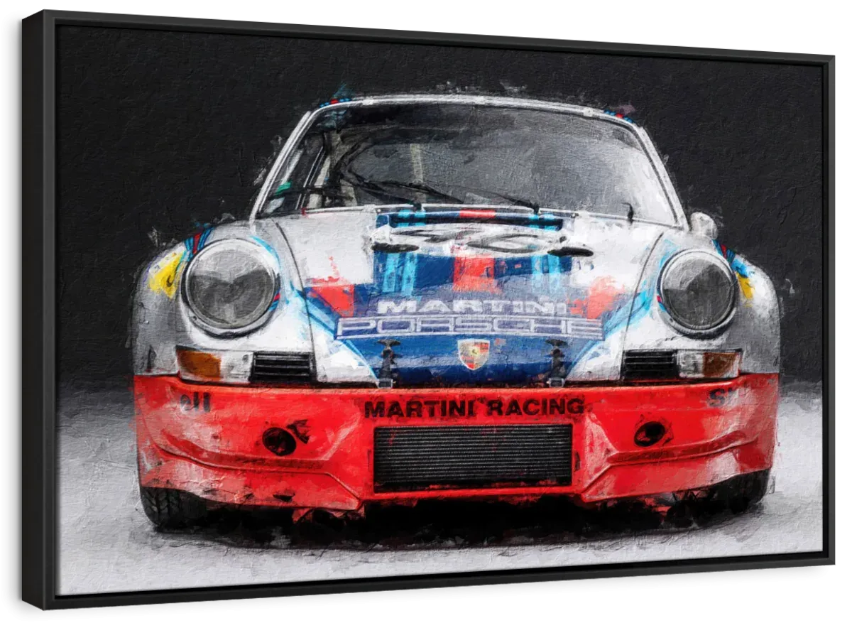 911 Porsche Martini Vintage Race Car I Wall Art