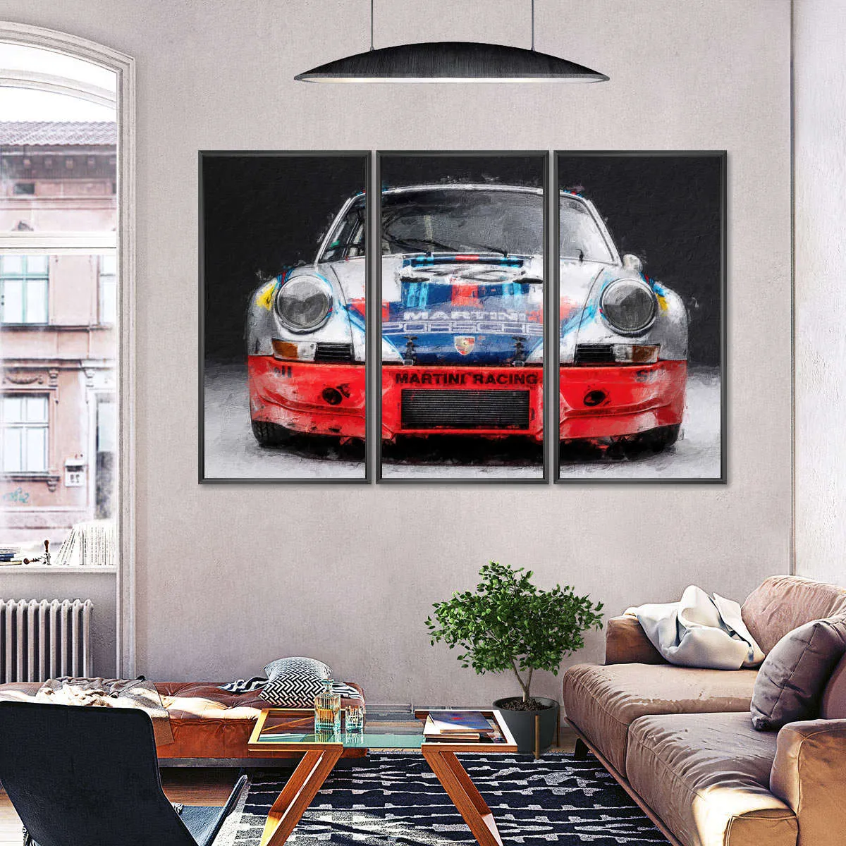 911 Porsche Martini Vintage Race Car I Wall Art