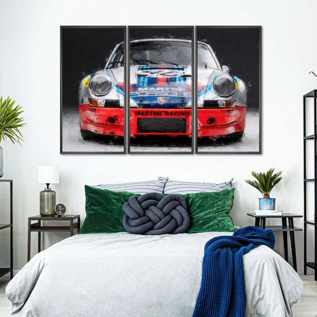 911 Porsche Martini Vintage Race Car I Wall Art