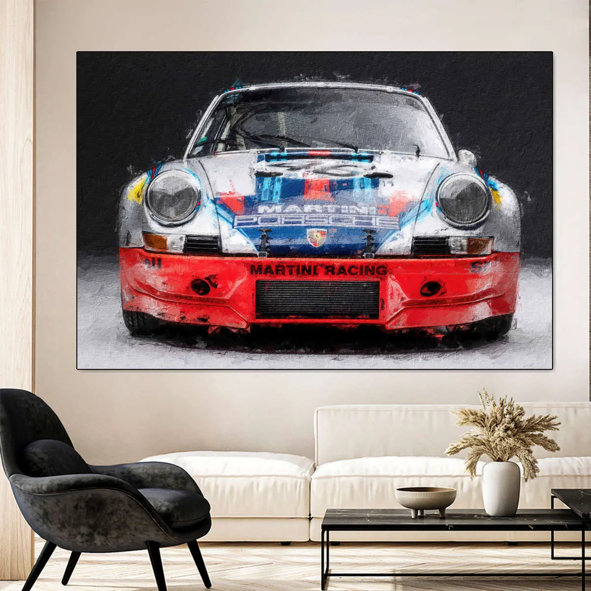 911 Porsche Martini Vintage Race Car I Wall Art