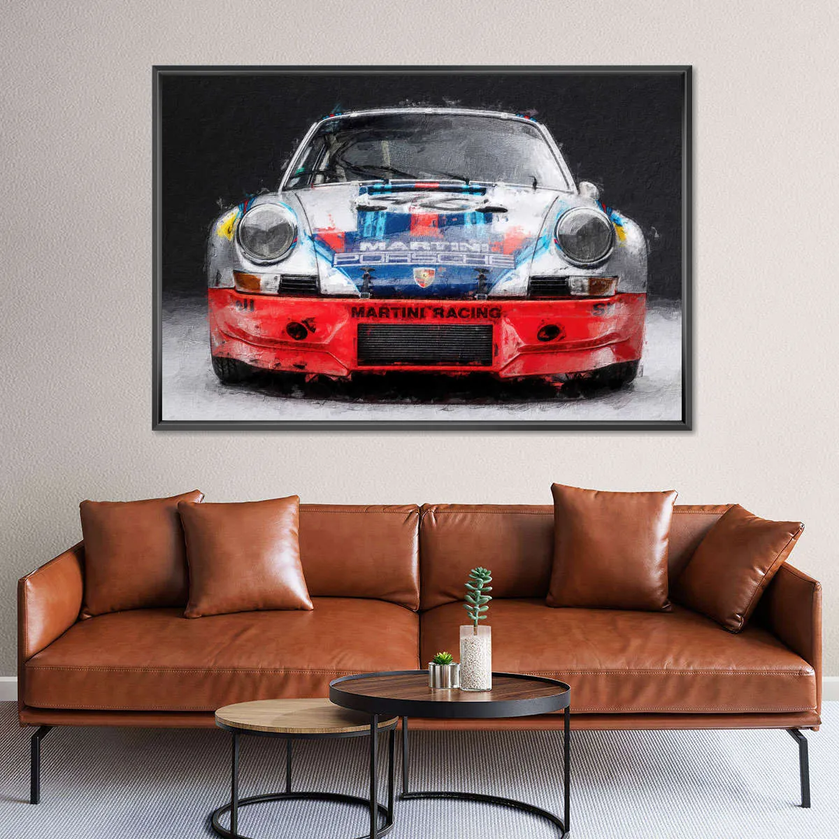 911 Porsche Martini Vintage Race Car I Wall Art