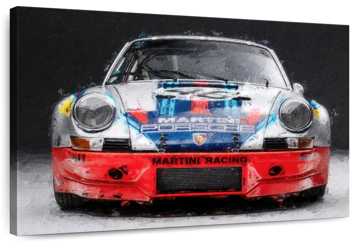 911 Porsche Martini Vintage Race Car I Wall Art