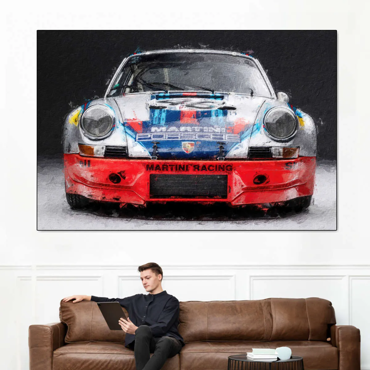 911 Porsche Martini Vintage Race Car I Wall Art