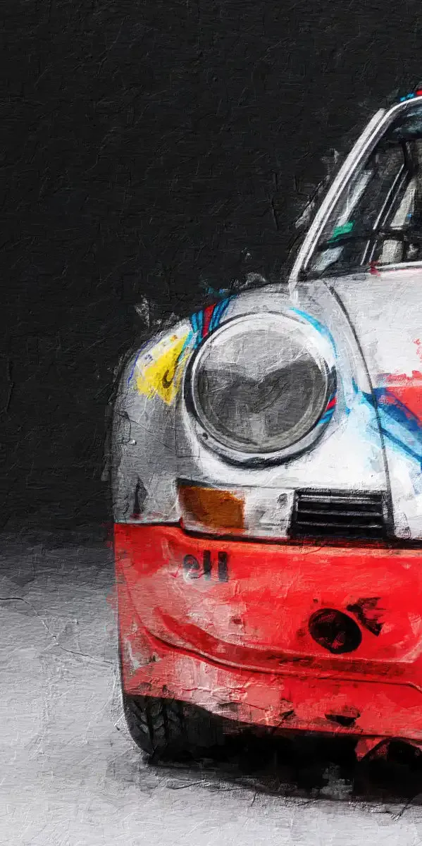 911 Porsche Martini Vintage Race Car I Wall Art