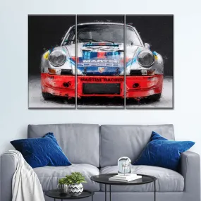 911 Porsche Martini Vintage Race Car I Wall Art