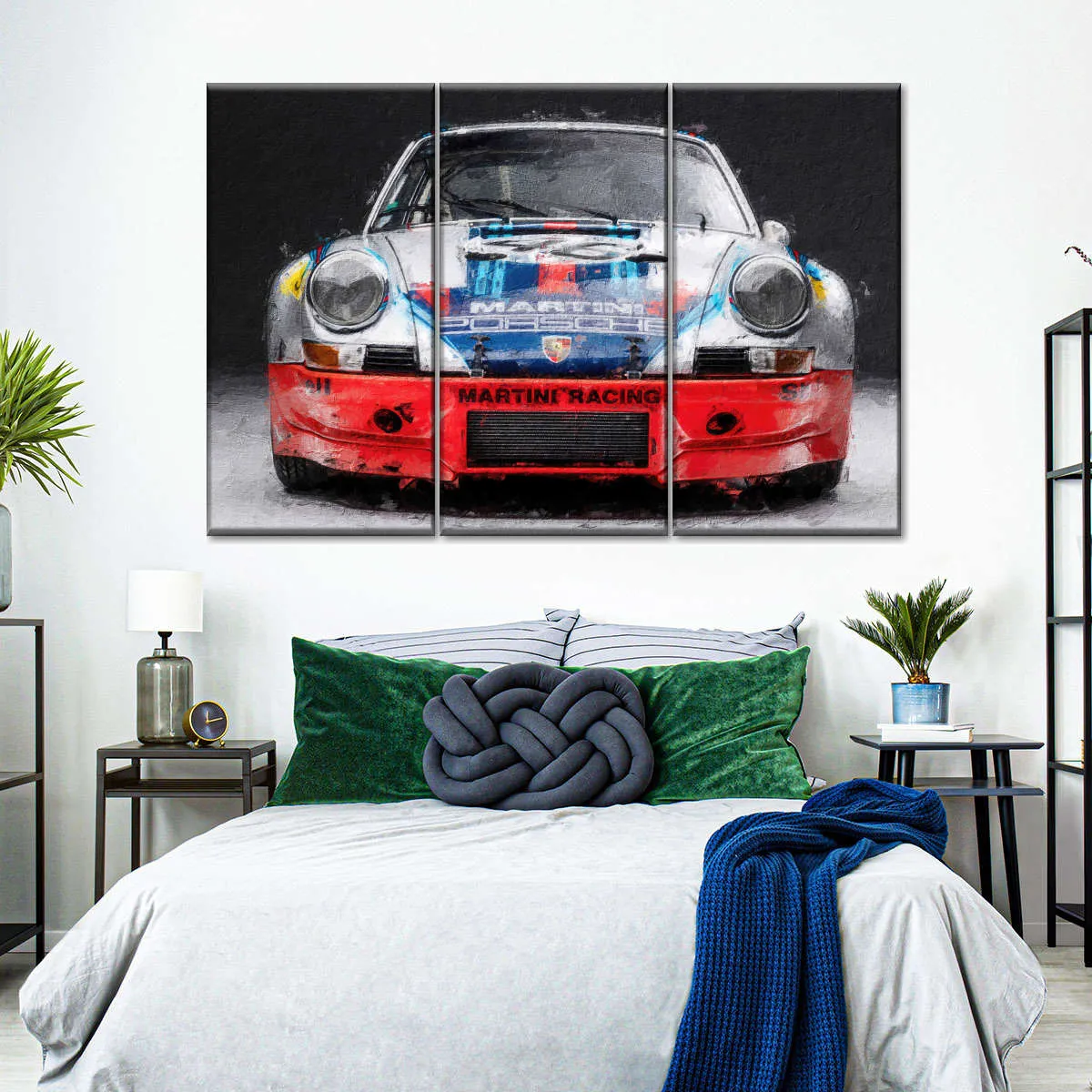 911 Porsche Martini Vintage Race Car I Wall Art