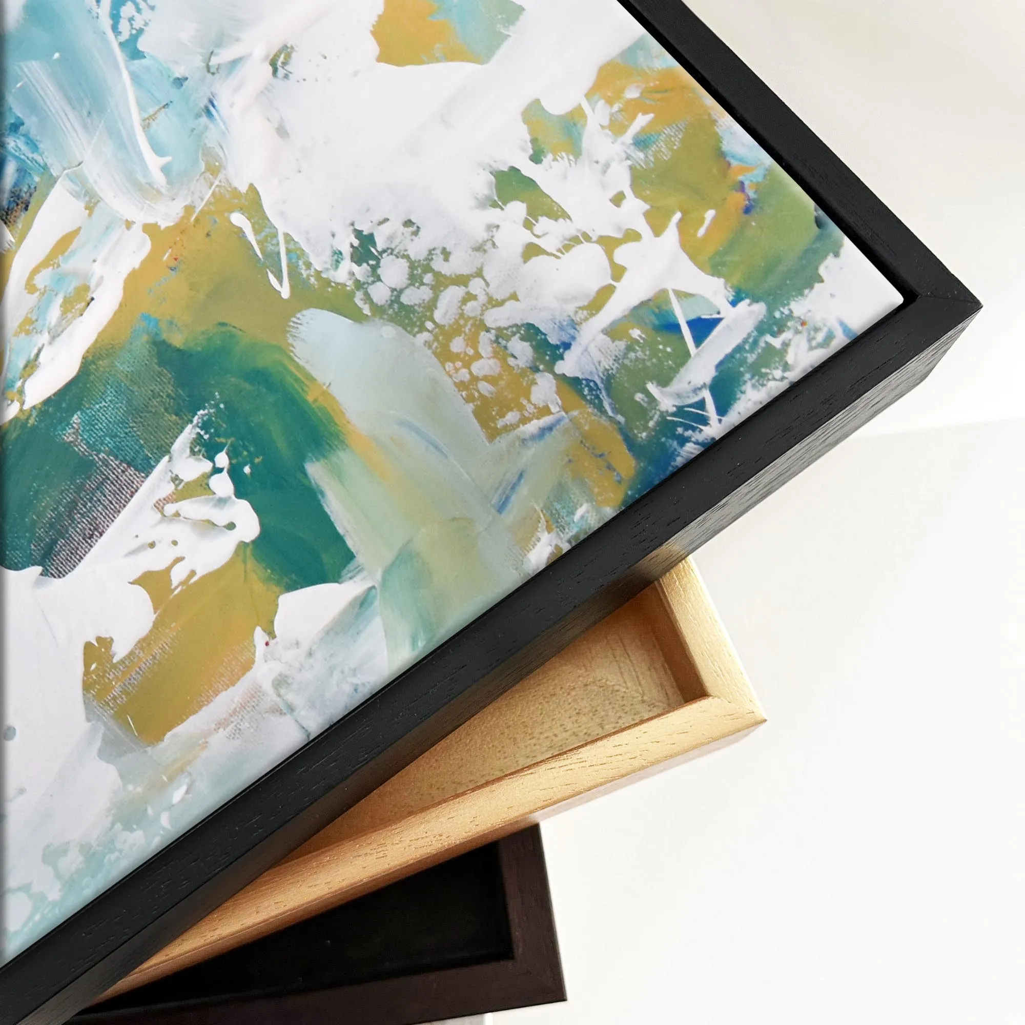 Abstract 204 Framed Canvas