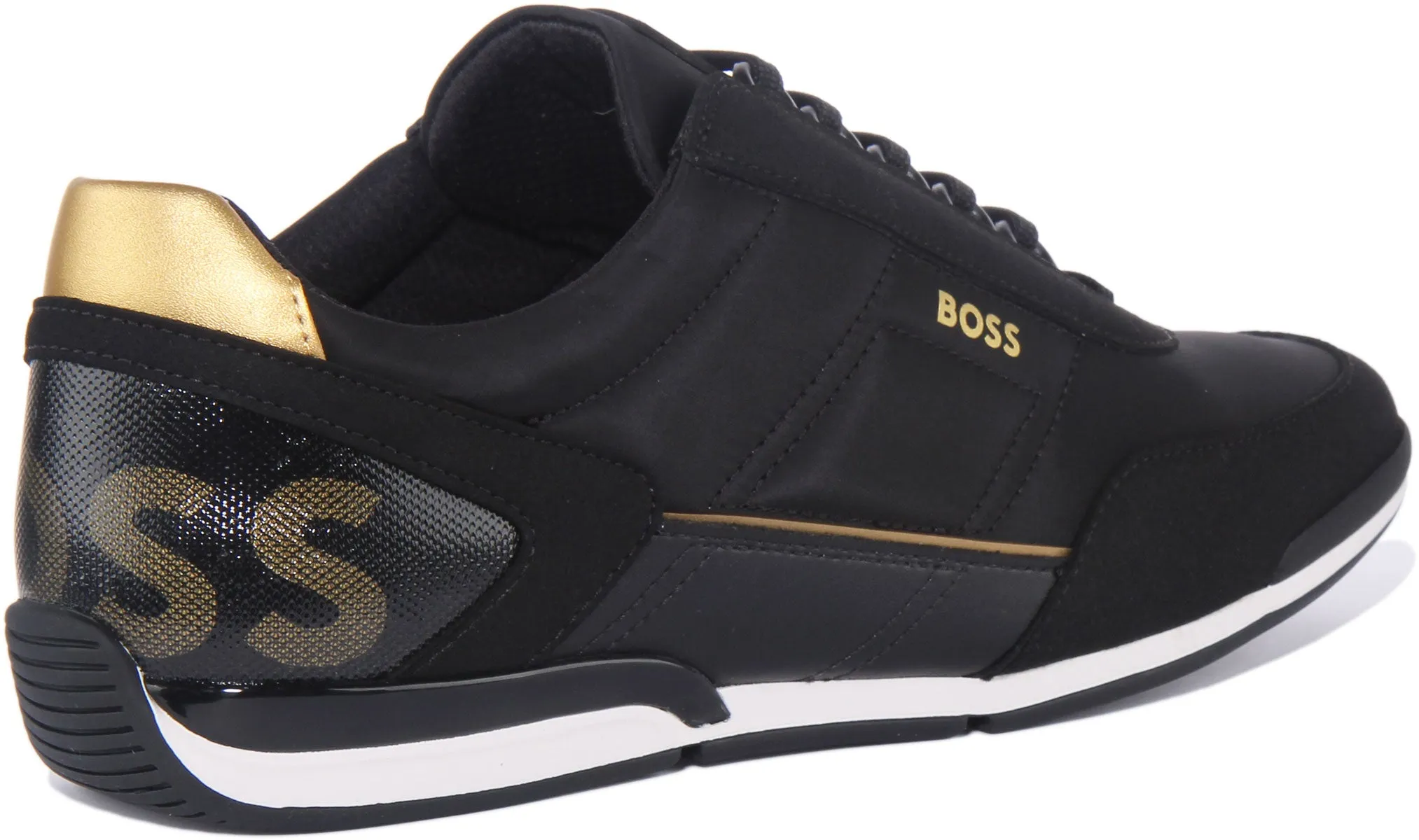 Boss Saturn Low In Black Gold For Men