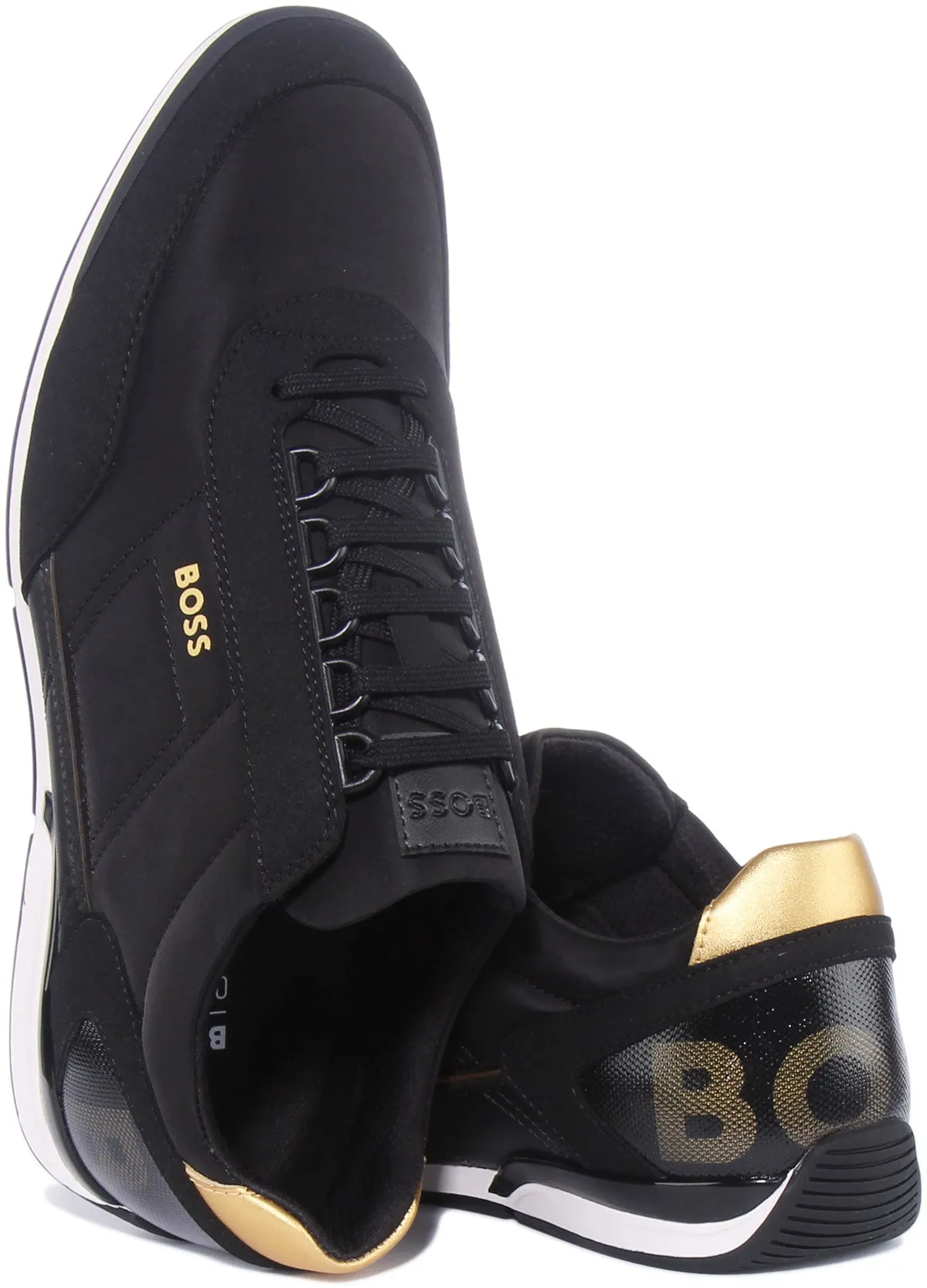 Boss Saturn Low In Black Gold For Men