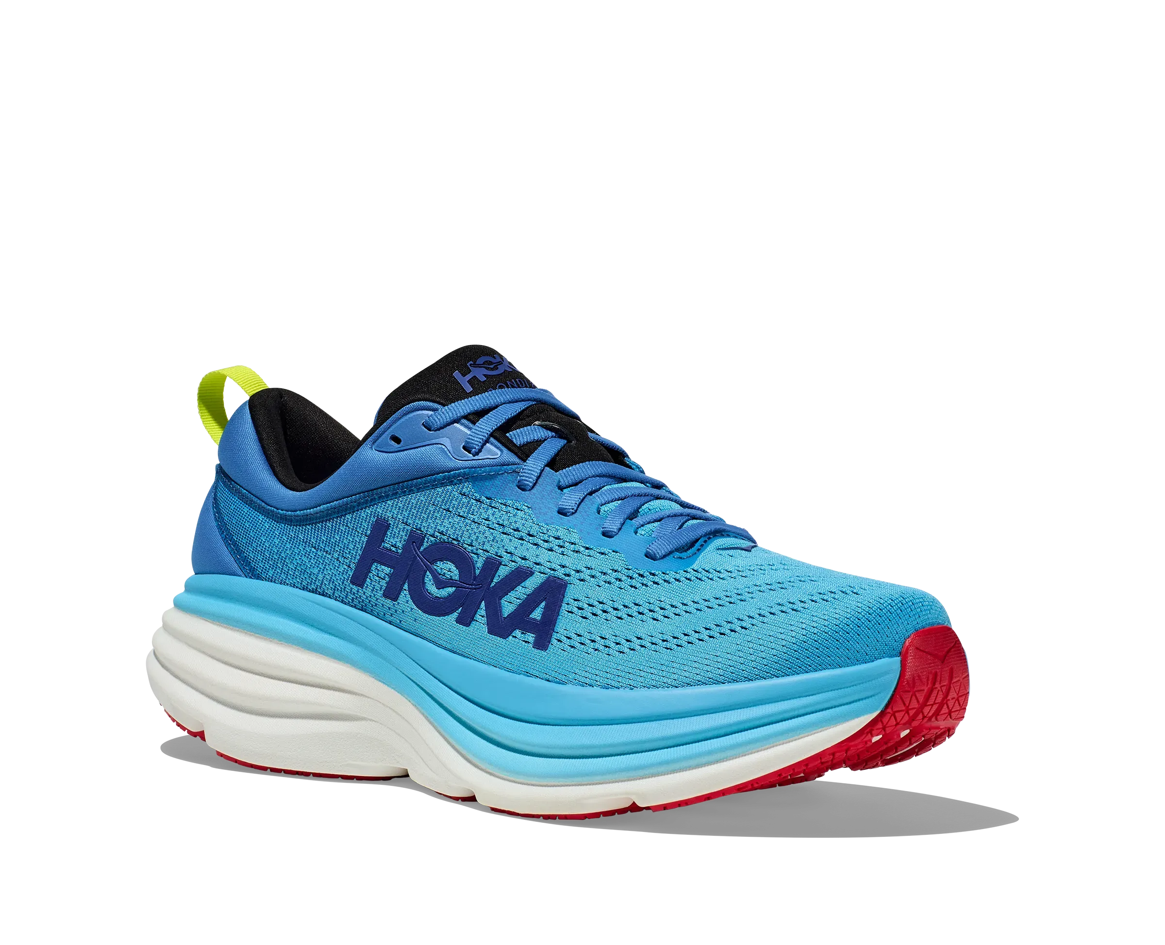 Hoka Mens Bondi 8 High-Performance Running Shoes