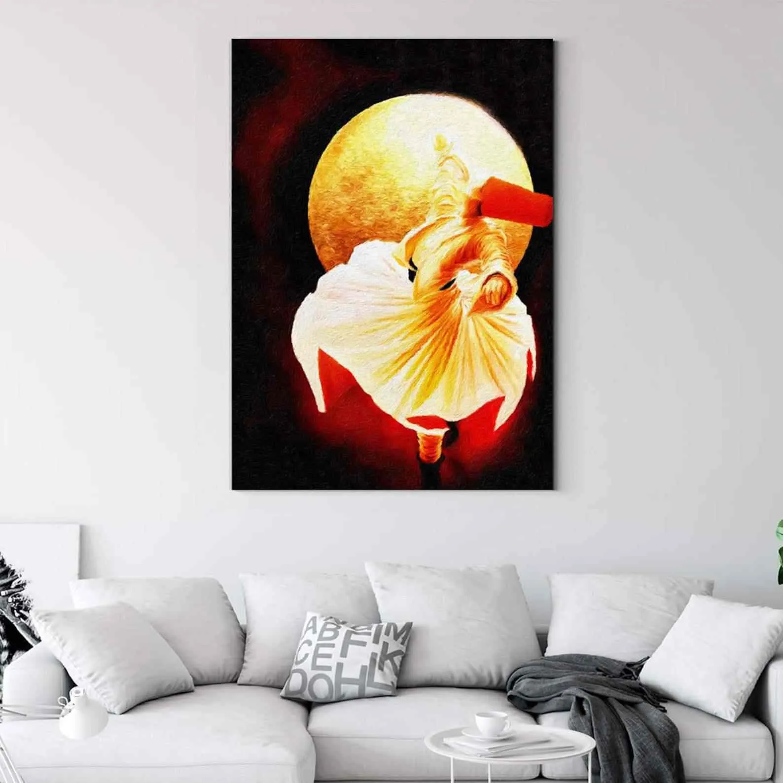 Islamic Decor Whirling Dervish - Wall Art Canvas Printing