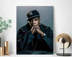 Jay Z Canvas, Hip Hop Art, Beyonce Poster, Music Canvas, Print Art, Gift Poster, Home Decor, Canvas Print, Gift for him, Gift for her