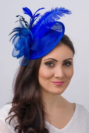 Kate Fascinator - Royal Blue