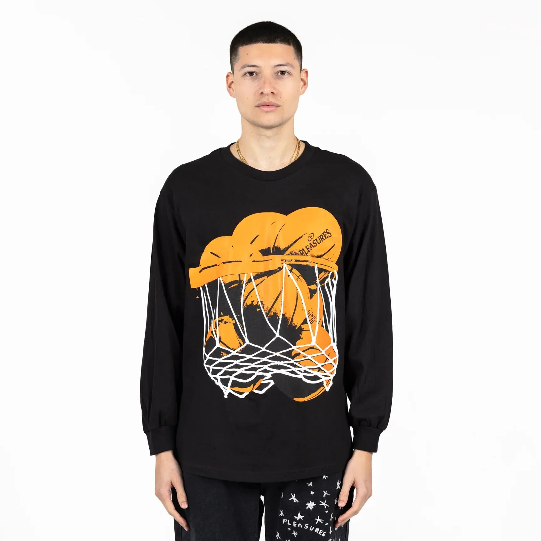 Pleasures Hoops Long Sleeve - Black