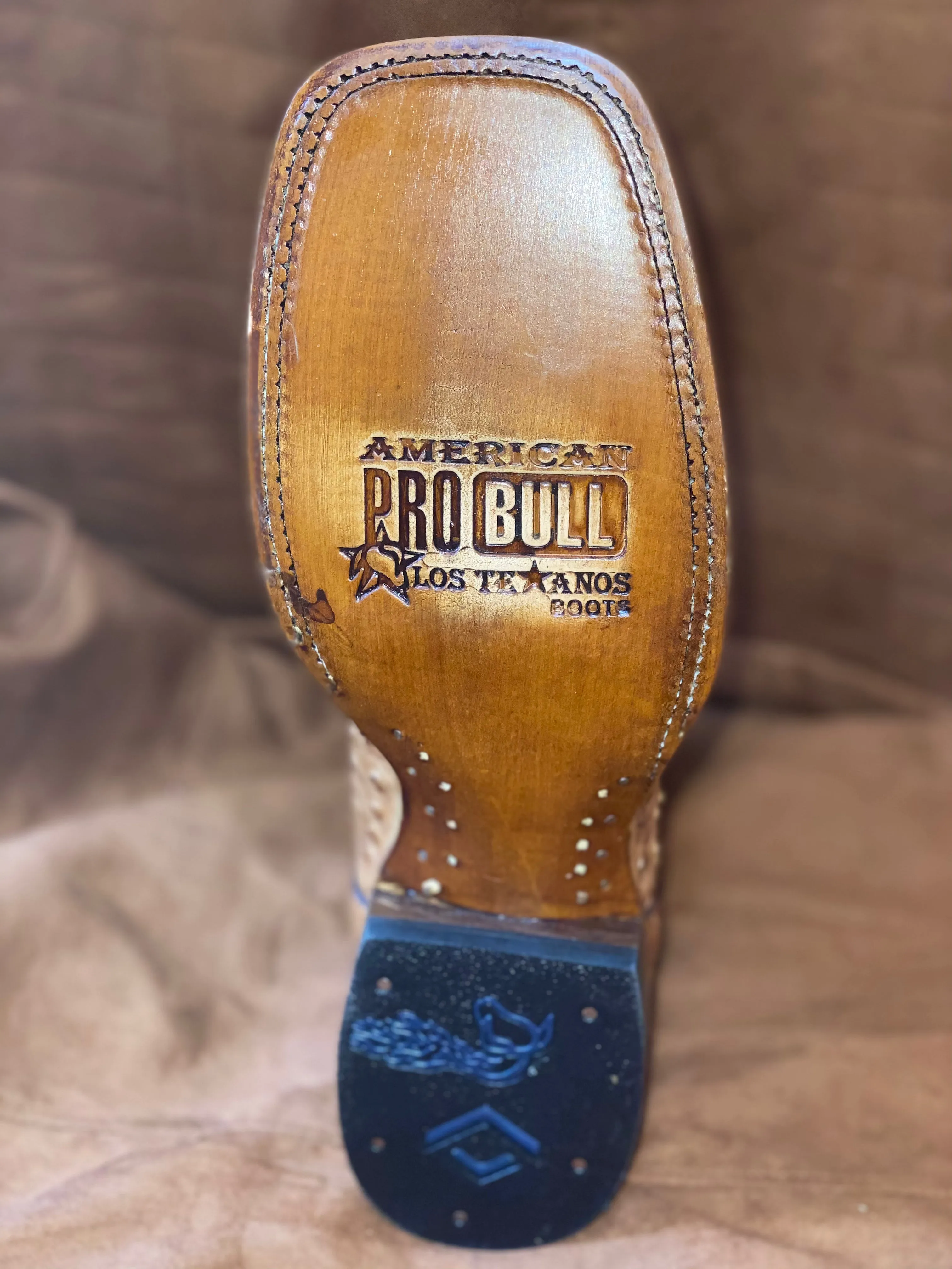 PRO881- Los Texanos Boots - Light Ostrich
